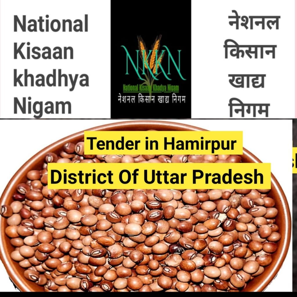 Tender in National Kisaan Khadya Nigam District Hamirpur Uttar Pradesh Unit